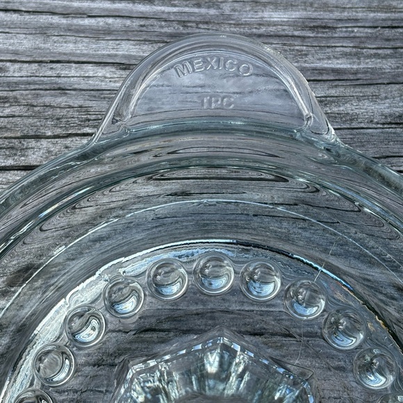 Vintage TPC Made in MEXICO Clear Glass Citrus Juicer Squeezer - Picture 4 of 5